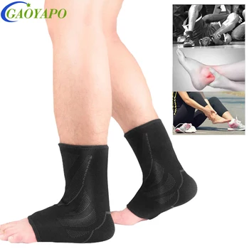 1 шт. носки для поддержки лодыжки, дышащий бандаж для лодыжки, нейлоновый материал, суперэластичный, удобный для занятий спортом, растяжения связок, усталости от растяжений.