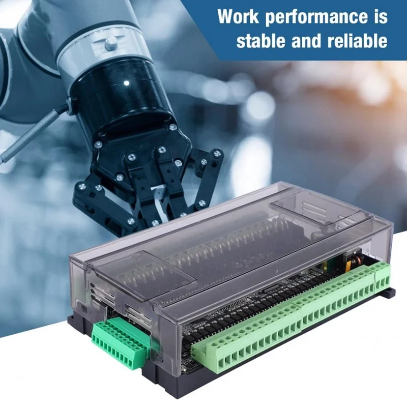 Промышленная плата управления PLC FX3U-48MT Программируемый логический контроллер 24 Входа 24 выхода 24 В С высокоскоростным подсчетом