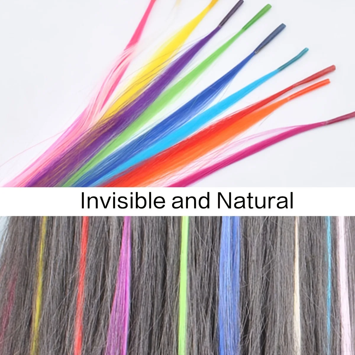 Синтетическая Краска Для Волос Rainbow Для Наращивания Искусственных Волос Цветной Канекалон I-tip Keratin Fusion для Наращивания Прядей Волос