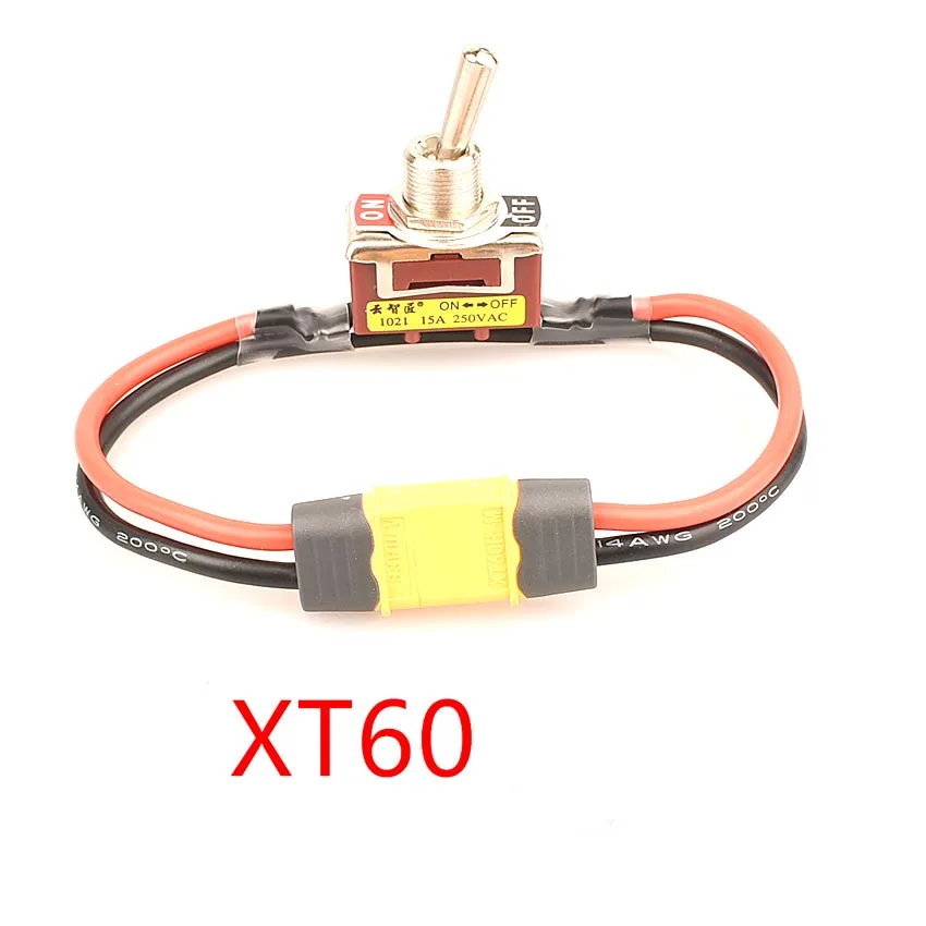 Переключатель Большого Тока с Высокой Нагрузкой w XT60 XT90 T Plug Включение-выключение Питания Тумблеры для RC Самолета ESC Мотор Соединительный Адаптер