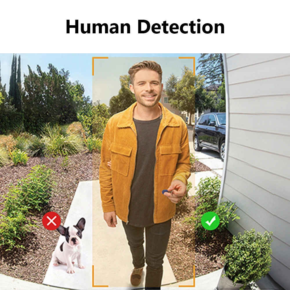 IMOU Открытый Водонепроницаемый Беспроводной Дверной Звонок Alexa Аккумуляторная Батарея С Перезвоном Для Защиты Домашней Безопасности Smart Home Intellig