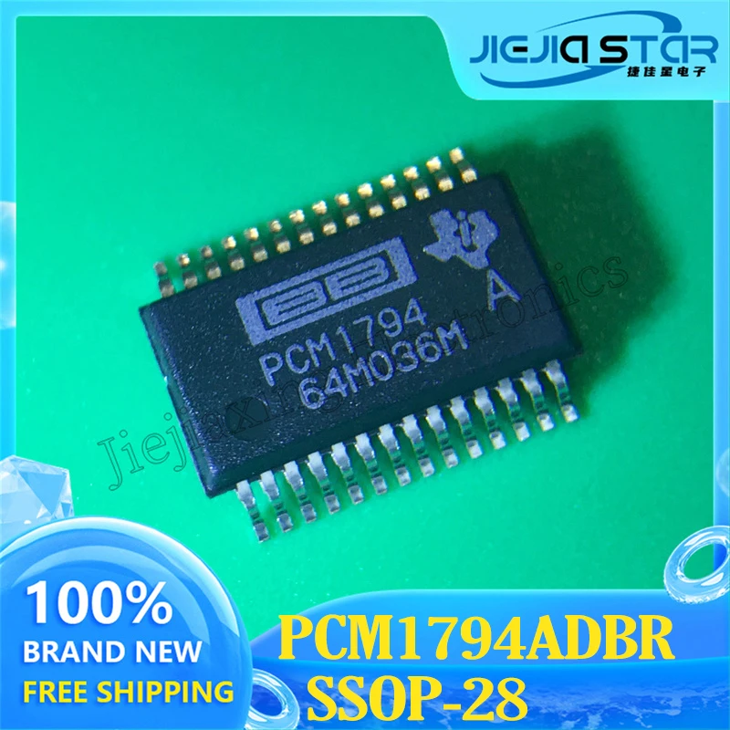Электроника 2023 + PCM1794ADBR PCM1794A 100% Абсолютно Новый и оригинальный чип аудиодекодера PCM1794 SSOP-28 Бесплатная Доставка за 4шт