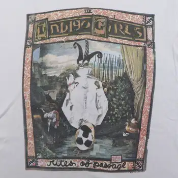 1992 Indigo Girls Rites Of Passage белая футболка с коротким рукавом, репринт NH5704 с длинными рукавами