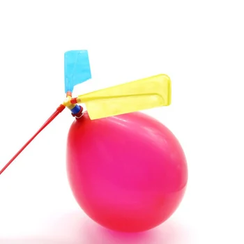 2 шт. оптом, забавный физический эксперимент, самодельный воздушный шар, вертолет, материал для поделок, набор для обучения в домашней школе, лучший подарок для ваших детей