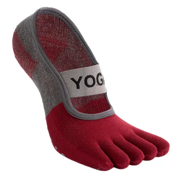 2023 Новые носки для йоги для женщин, профессиональные противоскользящие носки для занятий танцами, Пилатесом, спортом, фитнесом, силиконовая противоскользящая строчка