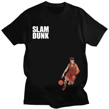 2023 Новые трикотажные изделия Slam Dunk Футболка Женская футболка в стиле японского аниме с мягким принтом Мужская одежда Уличная одежда для подарка парню