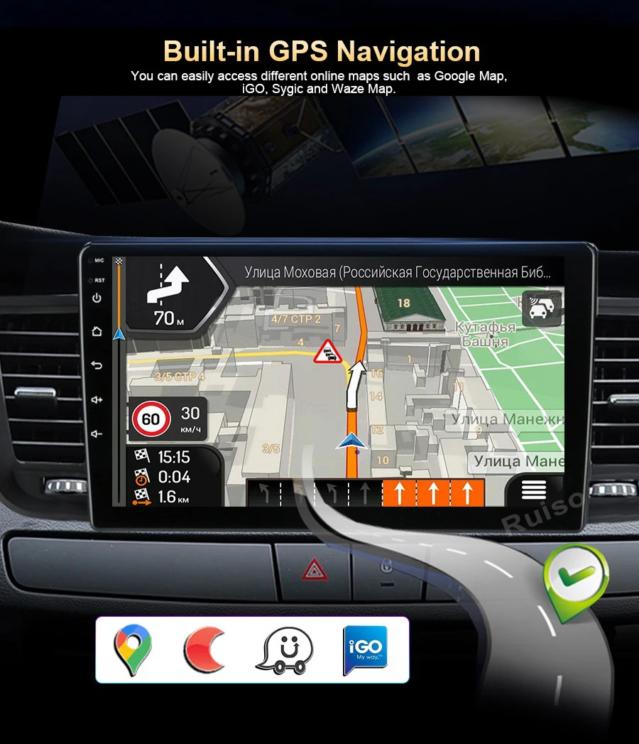 Автомобильный DVD-плеер RUISO с сенсорным экраном Android для Chevrolet Colorado 2014-2018, автомагнитола, стереонавигационный монитор 4G GPS Wifi