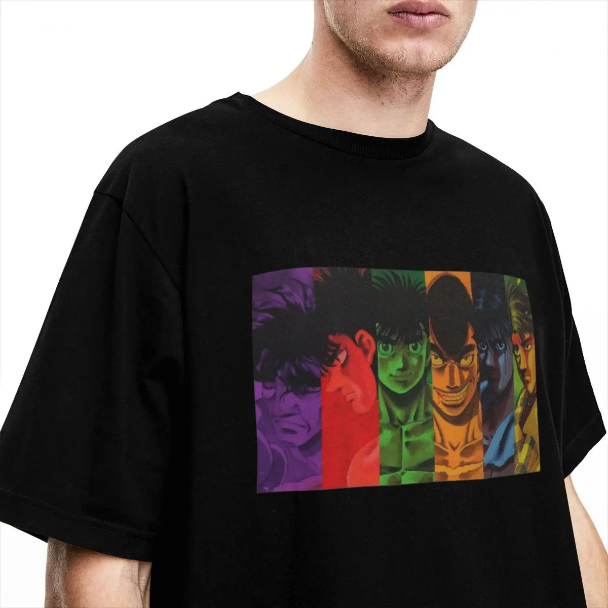 Товары из аниме Hajime No Ippo, футболка, Мужская Женская забавная хлопковая уникальная одежда