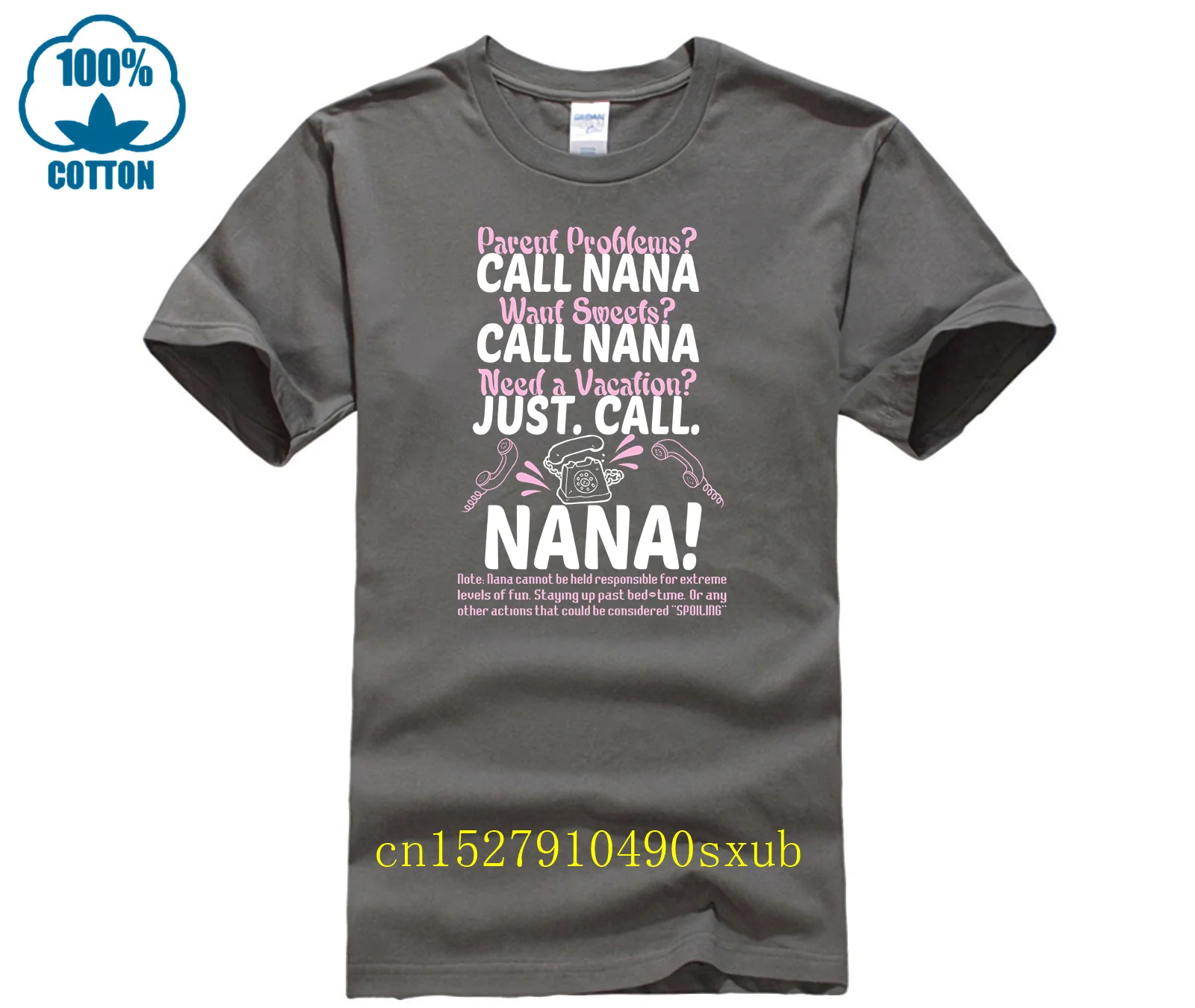 Футболка Just Call Nana, подарок на День матери