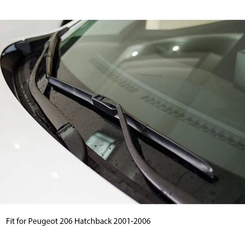 EALEN Для Peugeot 206 2001 2002 2003 2004 2005 2006 Оригинальные сменные Аксессуары 1 комплект резиновых автомобильных щеток переднего стеклоочистителя