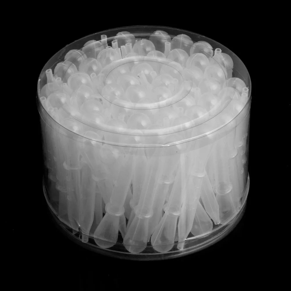 Dropship 100 Одноразовых пластиковых ПИПЕТОК для краски ГЛАЗНЫХ ПИПЕТОК Смесь жидкостей для перекачки