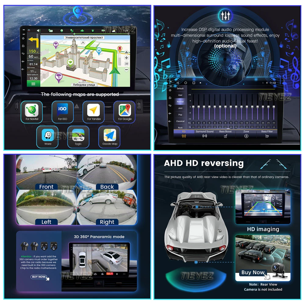 Android 13 Автомобильный Радиоприемник для Volvo S60 V70 XC70 2000-2004 8 + 128 Г Стерео Мультимедийный Видеоплеер GPS Аудио Навигация BT Carplay Auto