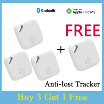 Bluetooth GPS трекер Smart Air Tag Mini Child Pet Finder Ключ для защиты от потери охранной сигнализации для системы Apple IOS 