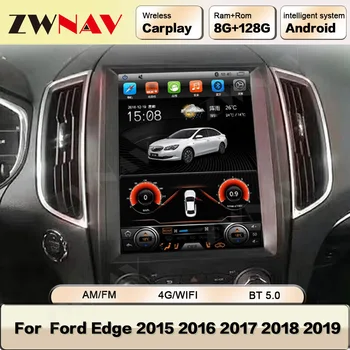 Carplay Radio Audio Tesa-для Ford Edge 2015 2016 2017 - 2019 1 Мультимедийный плеер Din Android с автоматическим сенсорным экраном, стереосистема головного устройства