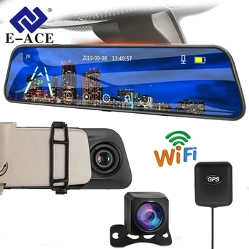 E-ACE 2K Stream Media Dash Camera Зеркало 12 