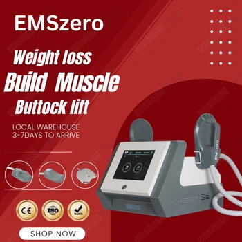 EMSzero для похудения, стимулирующая мышцы, для похудения, Удаление жира, Тренажер для фитнеса EMS с высокой мощностью, 2 ручки, Салон красоты