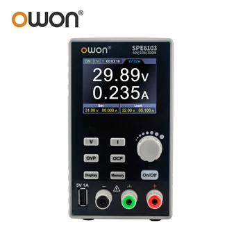 OWON 60V 10A Источник Питания постоянного Тока SPE6103 1CH Liner 300W Низкая Пульсация 2,8 