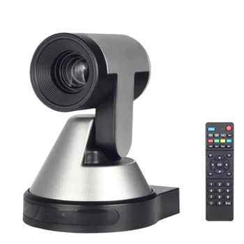 PTZ-камера с оптическим зумом USB Full HD Камера видеоконференции 4K для прямой трансляции церковных собраний (A) Штепсельная вилка США