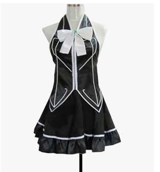 Аниме Fairy Tail Lucy Heartphilia Черное платье Косплей костюм Лолита Вечеринка Платье принцессы униформа костюм на Хэллоуин