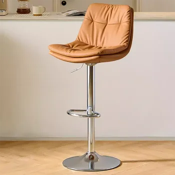 Бесплатная Доставка Регулируемый барный стул, парикмахерские подъемные подушки, библиотечный барный стул, поворотный Металлический мебельный прилавок Cadeira Giratoria