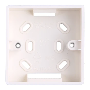 Блок питания с защитой от воспламенения Материал ПВХ Нижняя коробка глубиной 3,3 см, настенное соединение