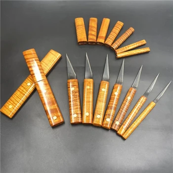 Высококачественные разделочные ножи разного размера, высокоскоростной станок из HSS-стали с ножнами, специальный инструмент для ремонта luthier