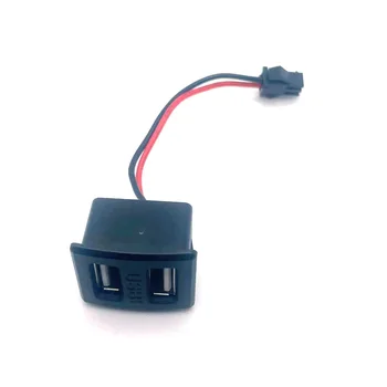 Двухслойный разъем для зарядки USB Type-C с гнездовой розеткой для светодиодной настольной лампы, небольшого вентилятора, прикроватной лампы