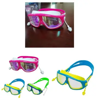 Детские плавательные очки для плавания с защитой от запотевания, УФ-излучения, водонепроницаемые очки для плавания на лето