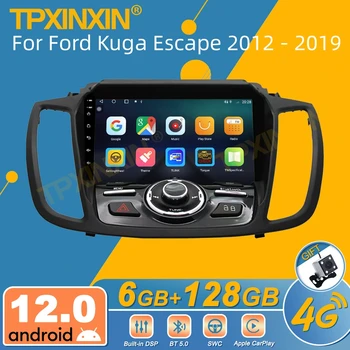 Для Ford Kuga Escape 2012-2019 Android Автомобильное Радио 2Din Стереоприемник Авторадио Мультимедийный Плеер GPS Navi Экран Головного Устройства