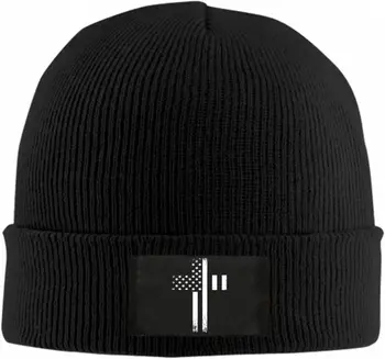 Женская зимняя шапка-головоломка с аутизмом, мужская зимняя шапка, женская зимняя шапочка с манжетами, теплая шапочка с черепом, простая вязаная шапка-кепка