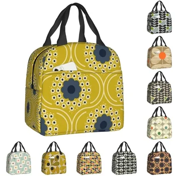 Женская сумка для ланча Orla Kiely Bubble Flowers, герметичный скандинавский термохолодильник, сумка для ланча, Пляжный кемпинг, путешествия