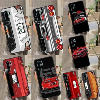 Задняя Крышка автомобиля с Рисунком из Мультфильма JDM Чехол Для Huawei Nova Y90 Y70 Y61 Y60 5T Nova 9 10 SE 3i 7i 8i 11i P40 P30 Lite P60 Pro Case