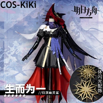 Игровой костюм COS-KiKi Arknights Specter The Unchained Black Key Variation для косплея, великолепное платье для вечеринки на Хэллоуин