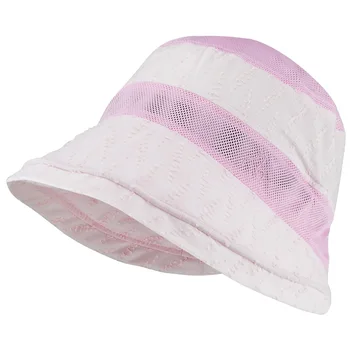Летняя новая шляпа с солнцезащитным козырьком из дышащей сетки, мягкая и быстросохнущая Рыбацкая шляпа Корейского производства, модная шляпа
