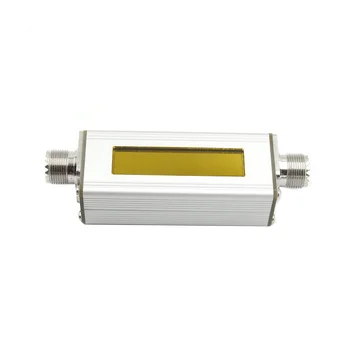 Мини КСВ 0-100 Вт 1,6 М-30 м КВ Коротковолновый измеритель стоячей волны КСВ Измеритель мощности + OLED + аккумулятор