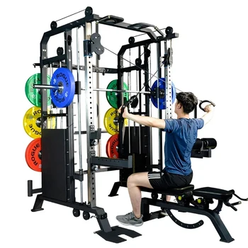 Многофункциональный тренажер для мышц 3D Smith Machine, домашняя тренировка, спортивный центр, тренажерный зал, оборудование для приседаний.
