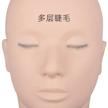 Модель для наращивания ресниц манекенщица для парика голова для практики причесок манекен Настоящая кукла Профессиональная головка для укладки