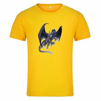 Мужская и женская футболка 3D Black Dragon Для отдыха, топы Унисекс, летняя тонкая футболка