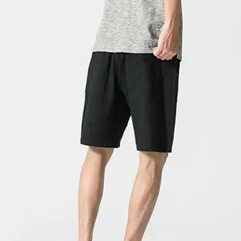 Мужские шорты Мягкие летние шорты с карманами, спортивные шорты длиной до колен, мужская одежда