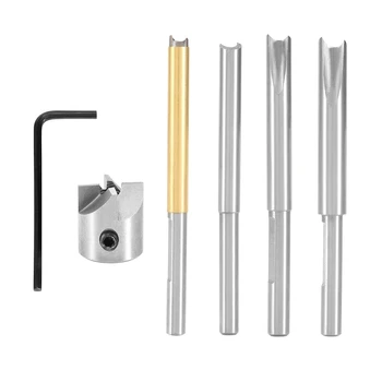 Набор триммеров для фрезерования цилиндрических ручек, профессиональная система обрезки для токарей из 7 предметов