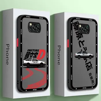 Начальный Молодежный Комикс D Takumi Чехол Для Телефона Xiaomi Poco X4 GT M5 X3 Pro 12 C51 Mi 11 Lite X3 NFC 9 10T 13Pro A1 Матовая Мягкая Крышка