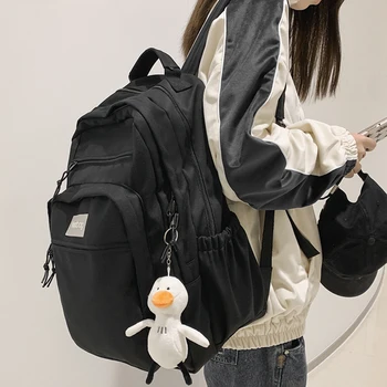 Новый Водонепроницаемый нейлоновый женский рюкзак, Женская дорожная сумка большой емкости с множеством карманов для девочек-подростков, Большая школьная сумка для мужчин, сумка для ноутбука