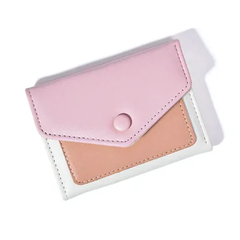Новый модный сетевой кошелек Red Burst, однотонная простая сумка для карт, многофункциональный кошелек большой емкости.