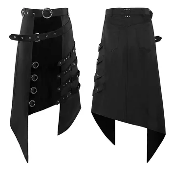 Одна деталь для доставки в европейском и американском стиле темный рок, панк, серия ashes, готическая асимметричная верхняя одежда для мужчин