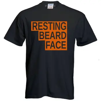 Отдыхающее лицо с бородой, футболки унисекс, нечего надеть, мужские футболки, футболки высокого качества, мужская футболка в стиле ретро большого размера, одежда