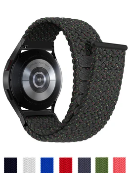 Плетеный Ремешок Для Samsung Galaxy Watch 5/pro/4/Classic/46 мм/3/active 2/s3/s2 Эластичный браслет Solo Huawei watch GT/2/2e/pro band