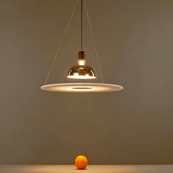 Подвесной светильник Frisbi, левитирующая лампа итальянского дизайнера, креативные простые лампы в виде летающей тарелки, декор для бара, спальни, гостиной, лампа aest