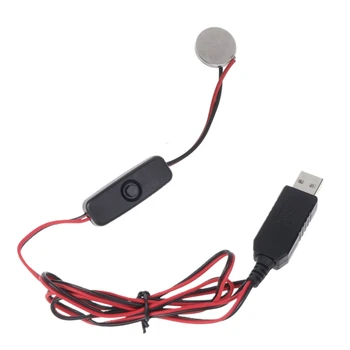 Портативный USB для 3В CR2032 кабель для зарядки шнур питания с