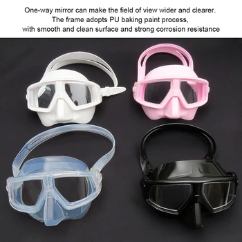 Профессиональные маски для фридайвинга с обзором 120 градусов Малообъемные Водонепроницаемые Подводные Очки для подводного плавания Очки для подводного плавания