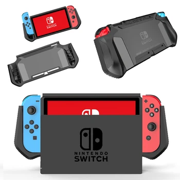 Сверхтонкая рукоятка, мягкий чехол для консоли Nintendo Switch, портативный геймпад Nintendo Switch, держатель для геймпада TPU, защитные аксессуары NS